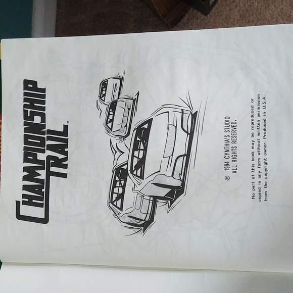 Vintage Dale Earnhardt NASCAR Coloring Book. Vintage 1994 - Picture 2 of 2